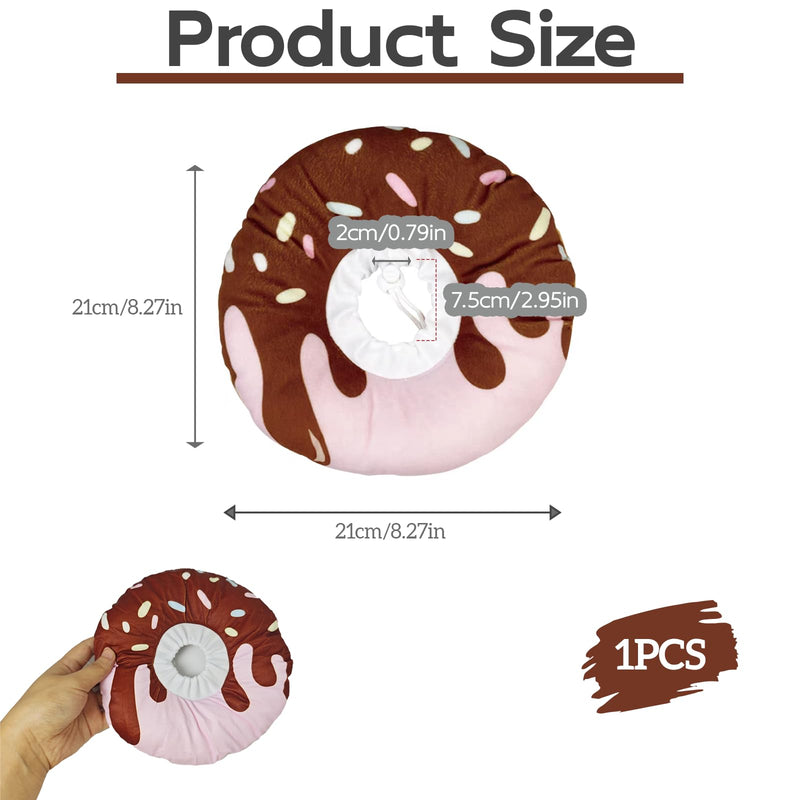 Soft Protective Collar for Cats and Dogs, Elizabeth Collar for Small Dogs, Donut Shaped Collar After Surgery, Comfortable for Wound Healing, Adjustable & Eat Friendly, Cat Collar, Size S