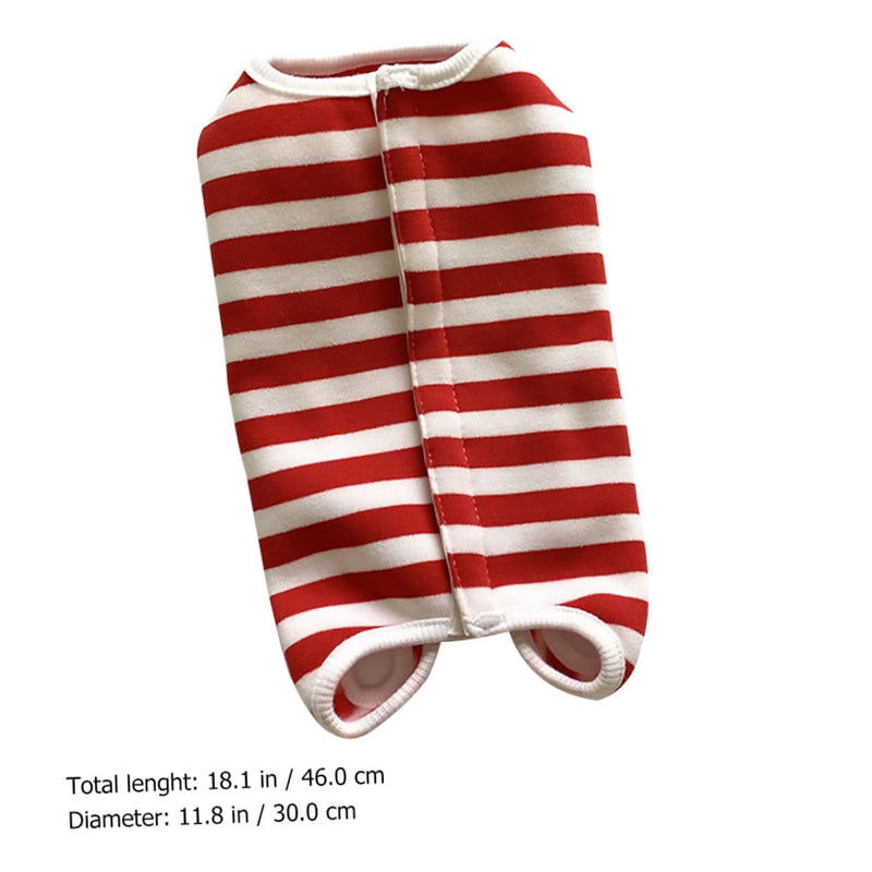 PartyKindom Dog Body Weaning Suit with Buttons, Breathable, Full Protection for Male and Female Dogs, Prevents Licking and Scratching in Wound Healing, Durable and Easy to Take Off