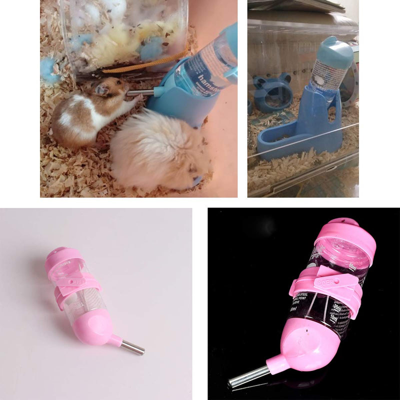 3 in 1 Hamster Water Bottle + Flying Saucer Exercise Wheel for Dwarf Hamster Mouse Rat Hedgehog - PawsPlanet Australia