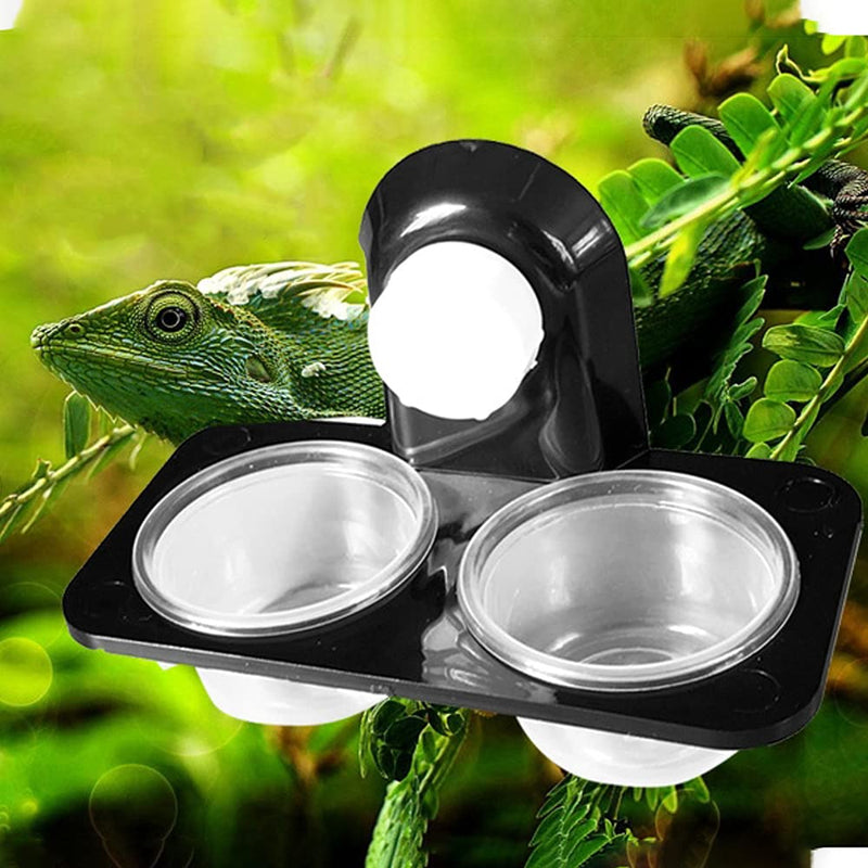 1oz Crested Gecko Food Cups, 100Pcs Reptile Plastic Feeding Dish - PawsPlanet Australia