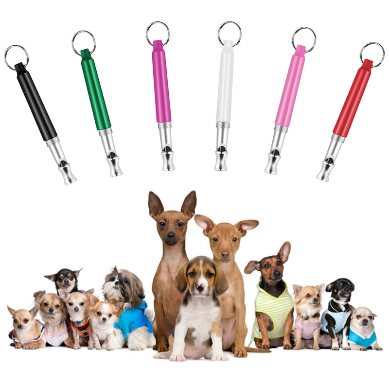 6 Pack Dog Whistle with Lanyard Stop Neighbors Dog from Barking Adjustable Ultrasonic Silent Dog Whistle Professional Dog Training Whistles for Dog Daily Training Colorful - PawsPlanet Australia