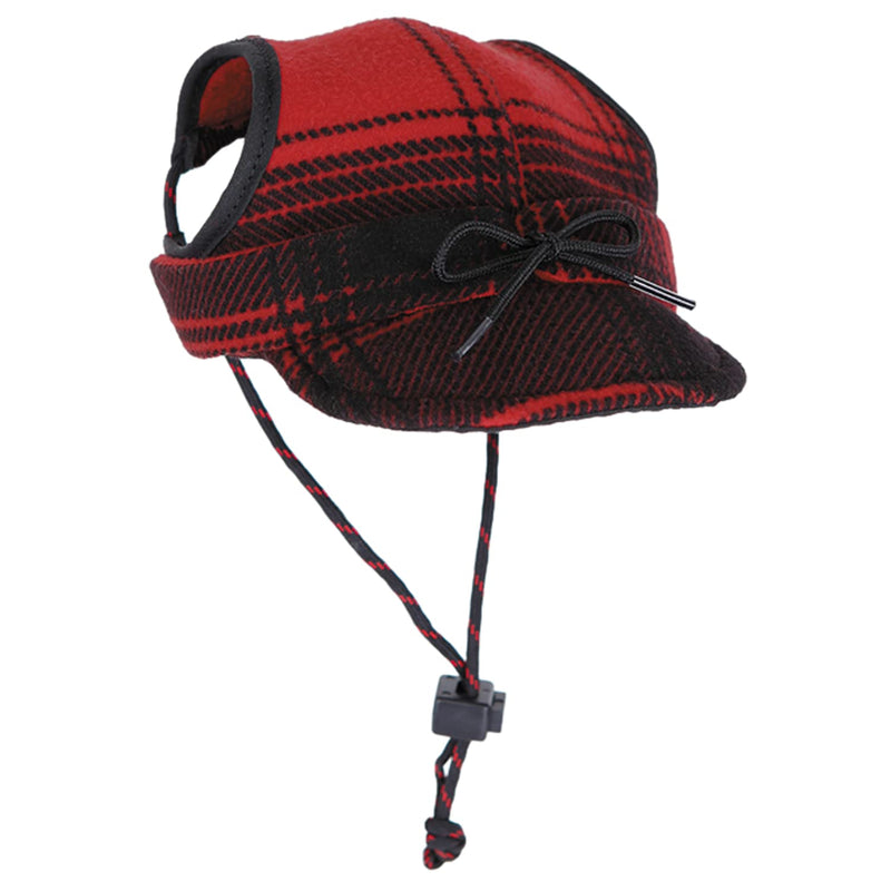 Stormy Kromer Critter Kromer for Her, Black/Gray Plaid, Medium - PawsPlanet Australia