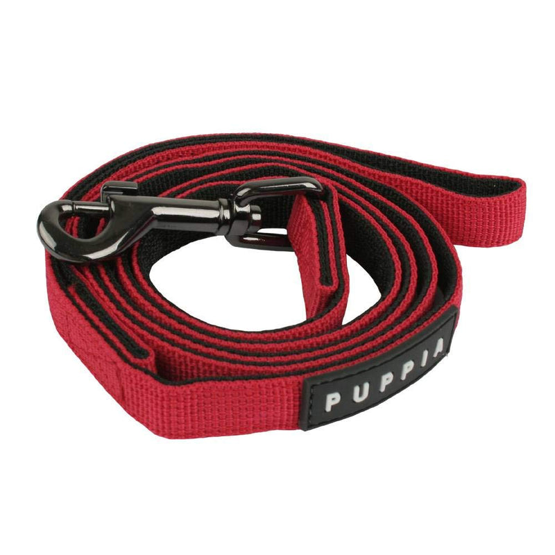 PUPPIA Two Tone Dog Lead Strong Durable Comfortable Grip Walking Training Leash for Small & Medium Dog, Pink, Large - PawsPlanet Australia