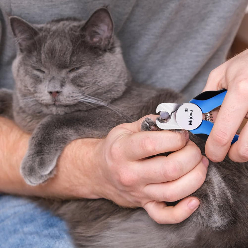 Pet Nail Clippers, Heavy Duty Nail Clipper for Large Dogs, Professional Nail Trimmer for Dogs/Cats, Pet-Nail Trimmer with Safety Guard to Avoid Over-Cutting Nails Free Nail File