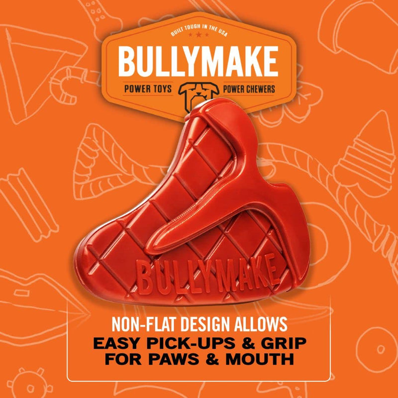 BULLYMAKE Nylon Steak Chew Toy For Dogs | Durable Dog Toy for Aggressive Chewers | Made in USA - PawsPlanet Australia