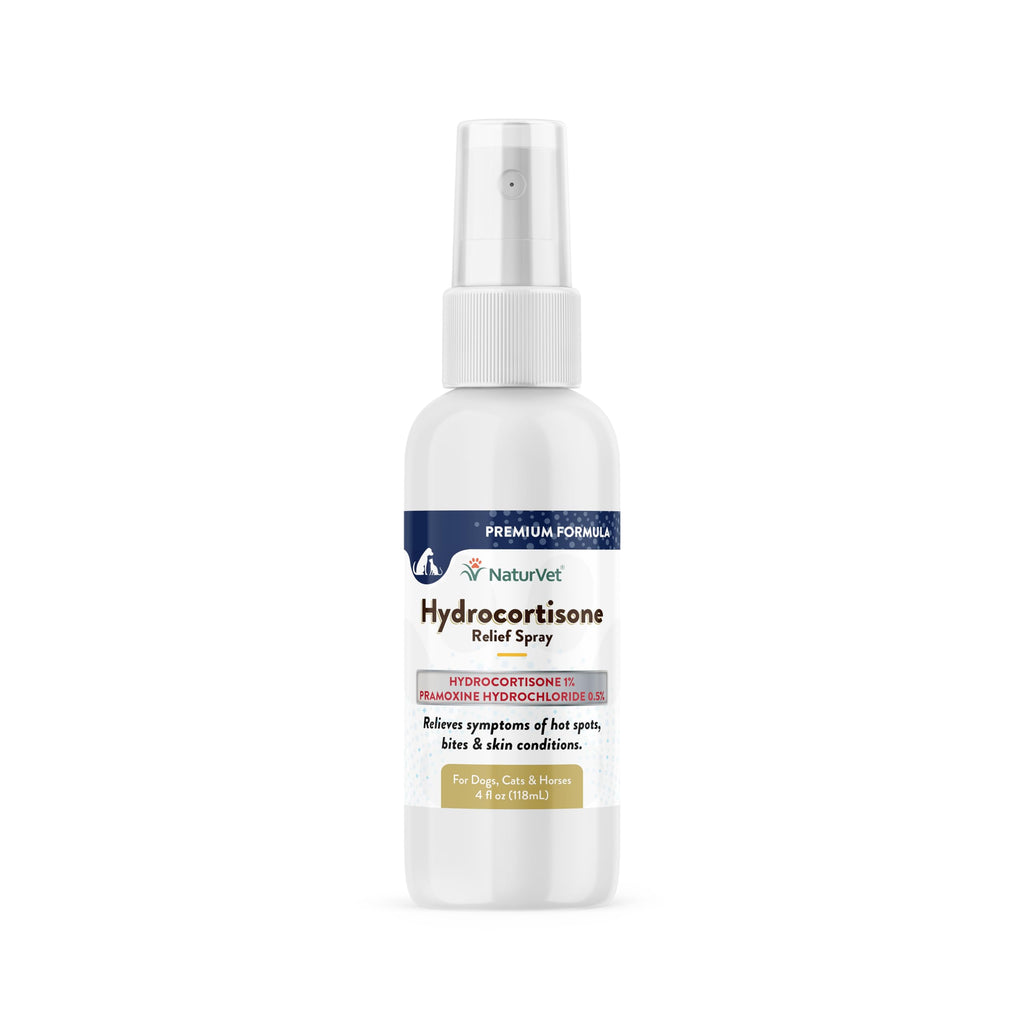 NaturVet Hydrocortisone Relief Spray for Dogs, Cats & Horses 4 oz