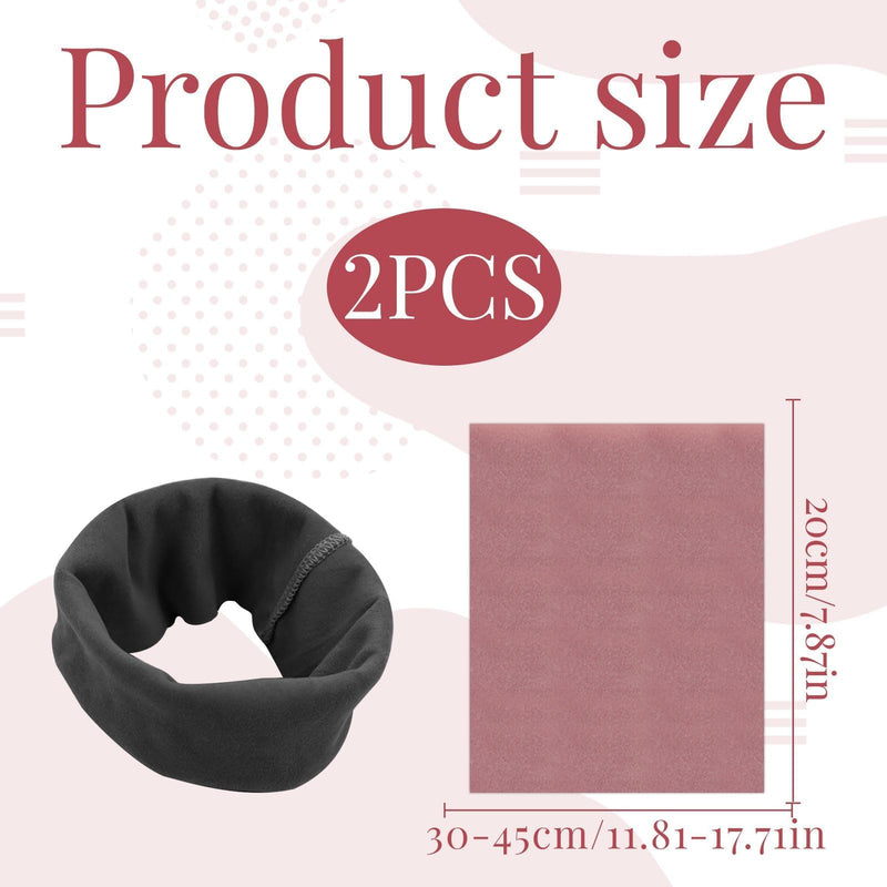 2PCS Dog Ear Defenders & Protectors for Bath, Shower & Anxiety Relief (Cat & Dog, Pink & Black)