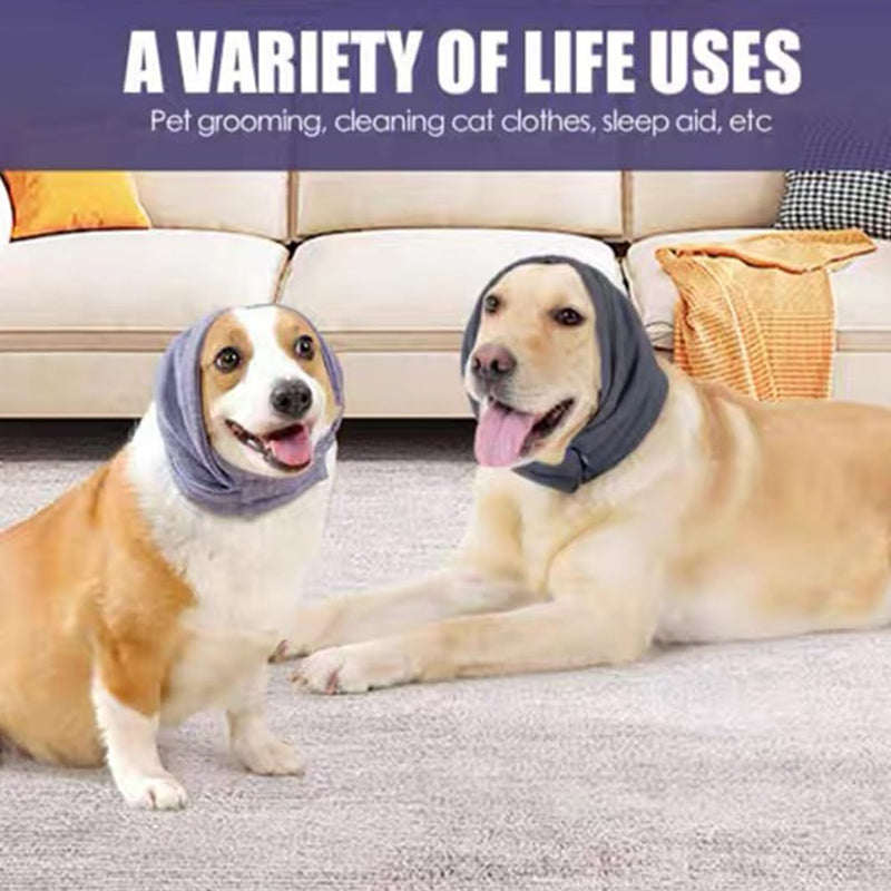 Pack of 2 Ear Protection Dog Protection Against Fright Soothes the Nerves Ear Protection Dog Comfortable and Breathable Heat Insulating in Winter