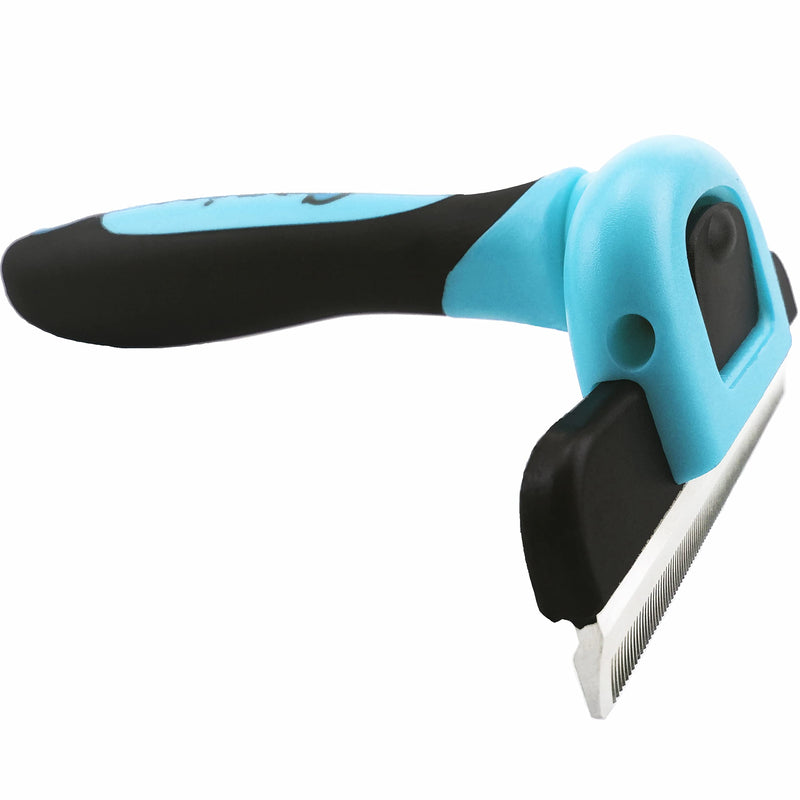 Gonicc PDT- 1001 Professional Pet De Shedding comb Tool Blue - PawsPlanet Australia