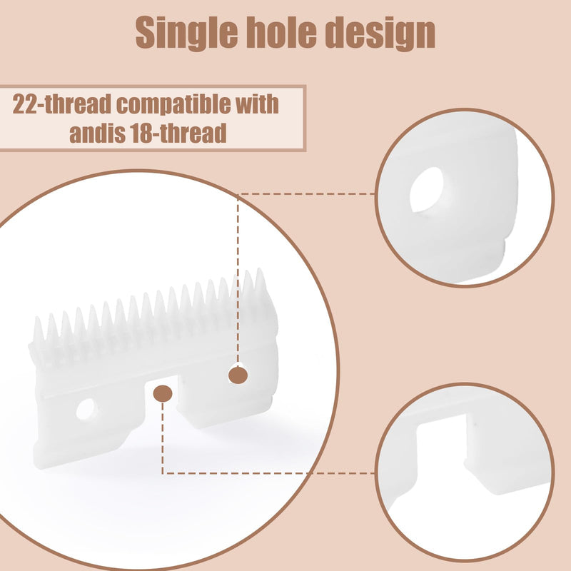 Replacement Blade for Andis Dog Clipper, Detachable Pet Dog Grooming Clipper Blades Fast Feed Ceramic Clipper Blades Compatible with Andis 64440 Oster A5 KM Series - PawsPlanet Australia