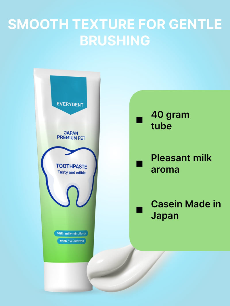 Toothpaste for Dogs | Natural Ingredients for Plaque & Tartar Removal | Cat & Dog Toothpaste for Fresh Breath | Cat Dental Care | Also Suitable for Your Puppy/Kitten Teeth Cleaning
