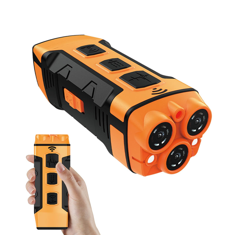 Dog Bark Deterrent Devices, Anti Barking Device for Dogs ultrasonic Stopper Control Device 50 Ft Correct Your Dog's Bad Behavior Better Than Shock Collars (YELLOW-5431) YELLOW-5431
