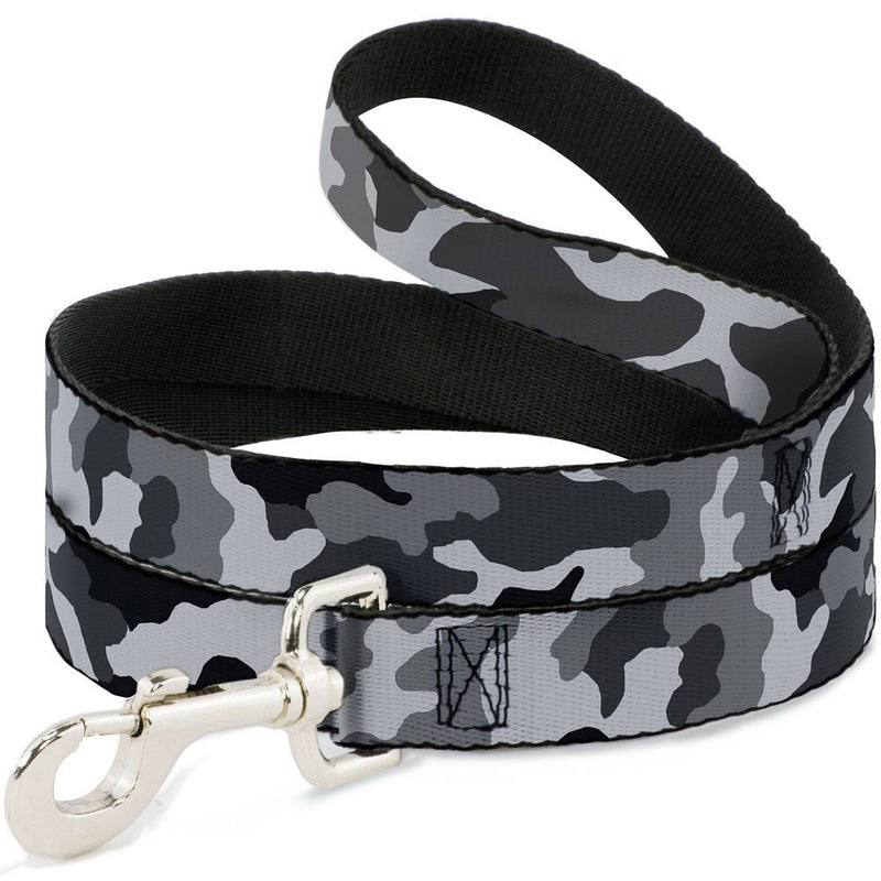 Buckle-Down Pet Leash - Camo White - 6 Feet Long - 1" Wide - PawsPlanet Australia