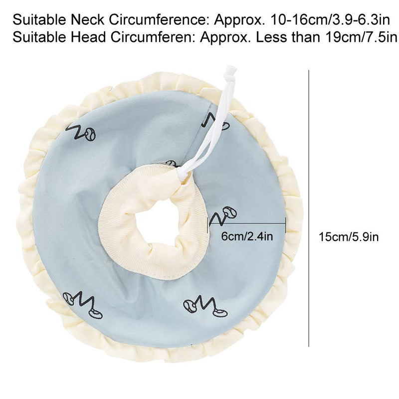 Hamster Cone Collar,Guinea Pig Protective Ring Soft Cat Recovery Collar for Cat Kitten Prevent from Licking - PawsPlanet Australia