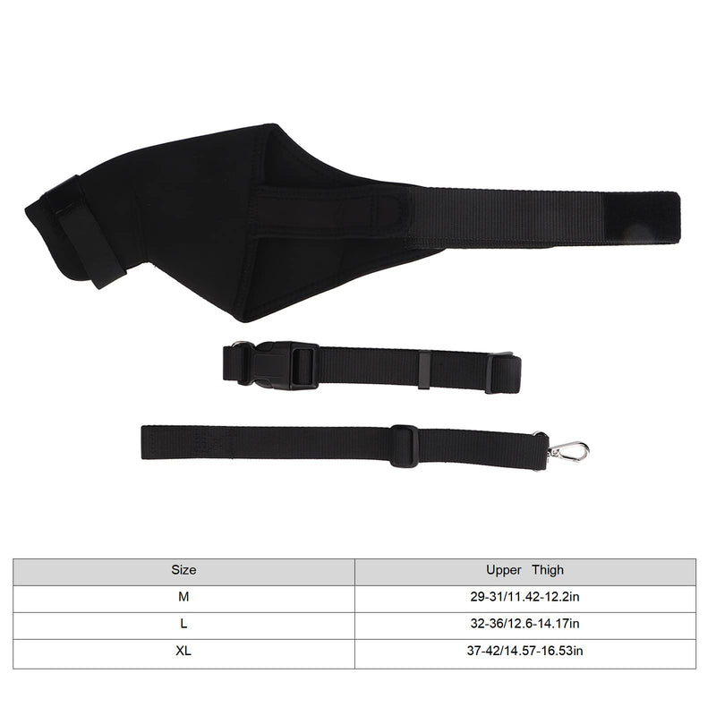 Qcwwy Dog Knee Orthotics for the Hind Leg, Dog Hind Leg Orthotics for Dogs with ACL Knee Dislocation, Arthritis, Breathable, Comfortable Dog Joint Protection, Default