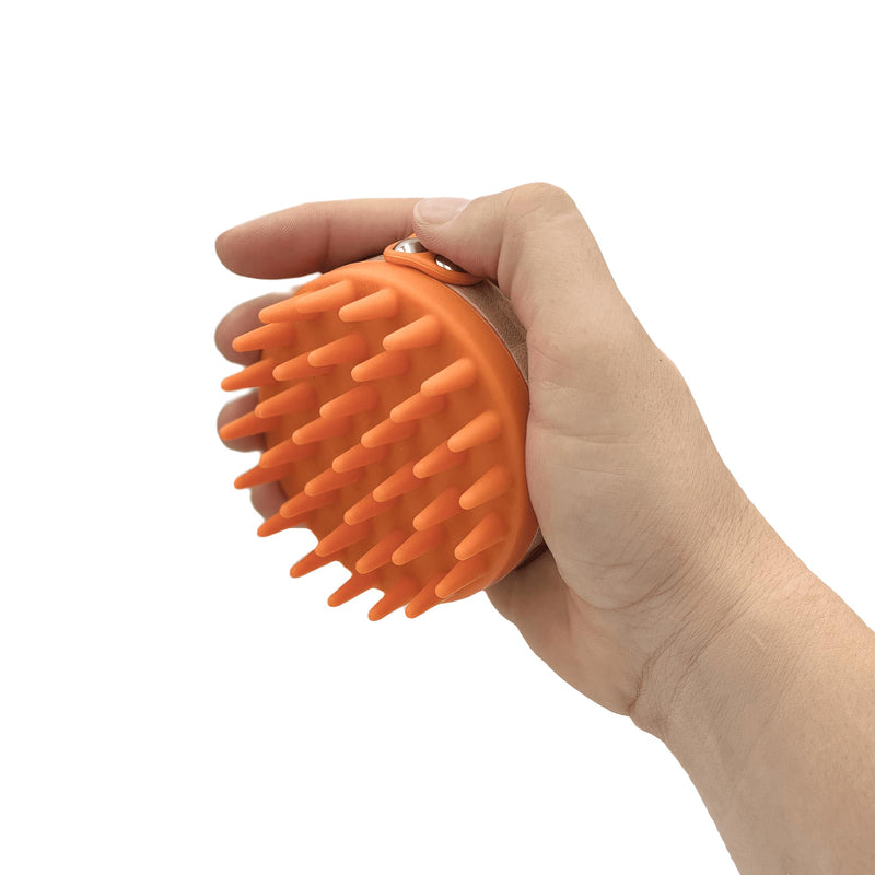 Dogtopia Dog Bath Brush | Dog Shampoo Brush | Dog Scrubber for Bath | Dog Washing Brush with Handle | Pets Deshedding & Massaging for Long & Short Haired Dogs and Cats - PawsPlanet Australia