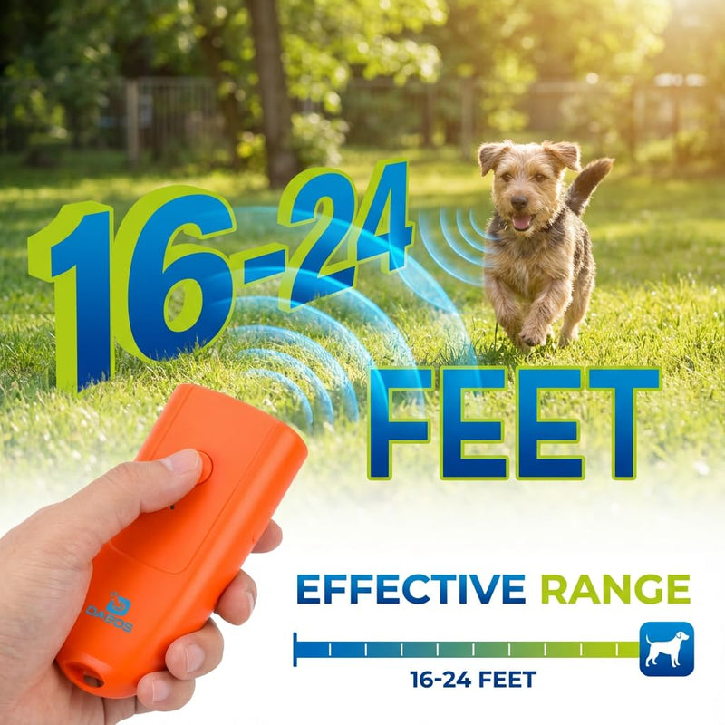 Ultrasonic Anti Barking Device for Dogs, Dog Bark Deterrent Devices, Bark Box, Whistle, USB, Pet Supplies for Medium Dogs - PawsPlanet Australia