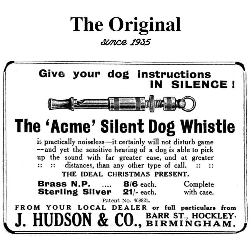 535 Acme -'silent dog whistle' Nickel-plated