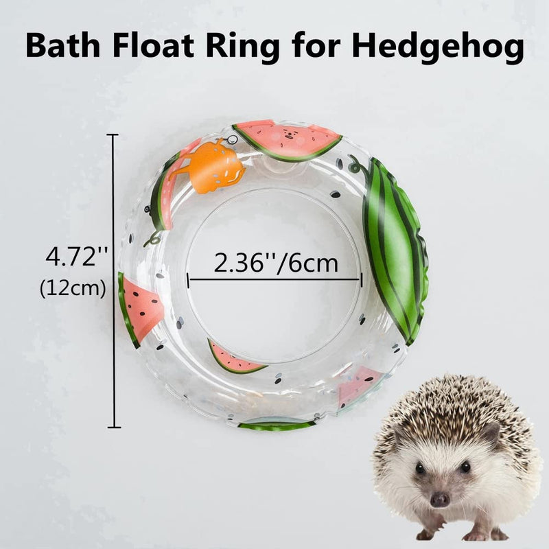 Foldable Hedgehog Bathtub, with 2 Pcs Set Bathing Brush, Plastic Small Animal Swimming Pool, Bath Sand Room Sauna, for Hedgehog Hamster, Guinea Pig,Bearded Dragon (Pink) Pink - PawsPlanet Australia