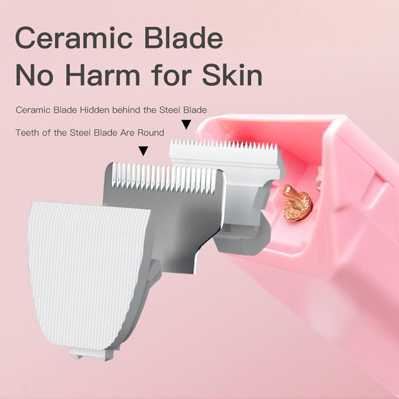 3 PCS Standard Size Replaceable Ceramic Blades Set for Pet Hair Clipper, Cat & Dog Grooming Blades (3pcs) 3pcs Blades