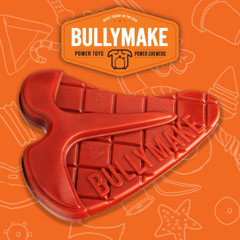 BULLYMAKE Nylon Steak Chew Toy For Dogs | Durable Dog Toy for Aggressive Chewers | Made in USA - PawsPlanet Australia