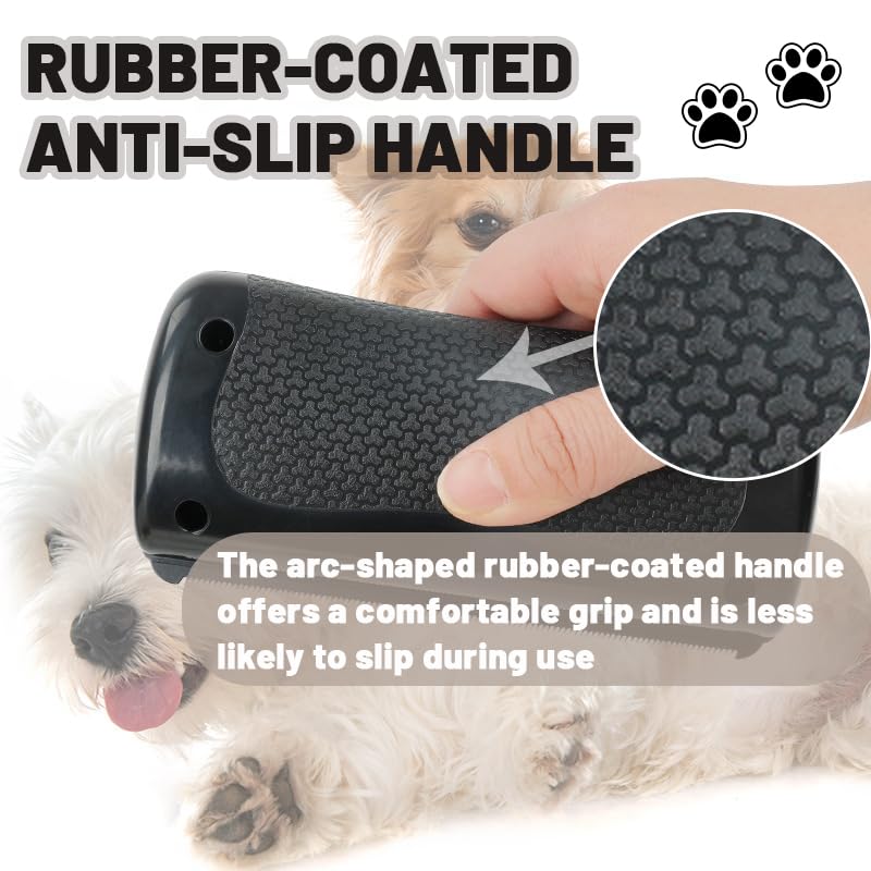 Groompro Deshedding Brush, Deshedding Brush for Pets, Deshedding Dog Brush for Cats, Dogs, Horses, Easy Hair Removal Tool, Ergonomic Dog Groomer for Matted Hair (1) 1 - PawsPlanet Australia