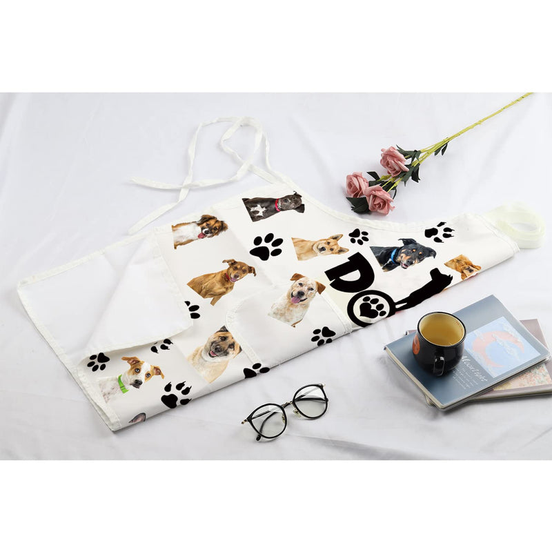ENSIANTH Dog Groomer Apron for Grooming - Puppy Apron - Grooming Gifts for Dog Lovers and Owners dog grooming apron