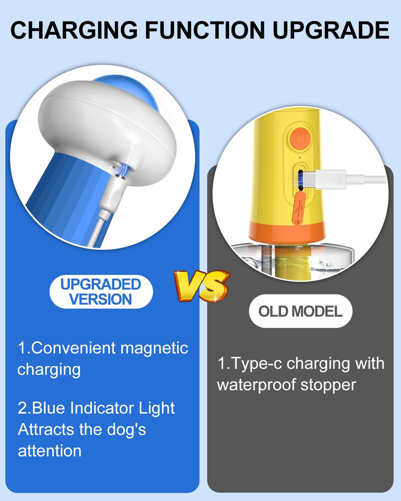 Electric Foaming Shampoo Dispenser, Automatic Soap Dispenser with Magnetic Charging/Ambient Light, for Dog/Cat Bathing, Bathroom, Kitchen Sink, Toilet Cleaning Blue - PawsPlanet Australia