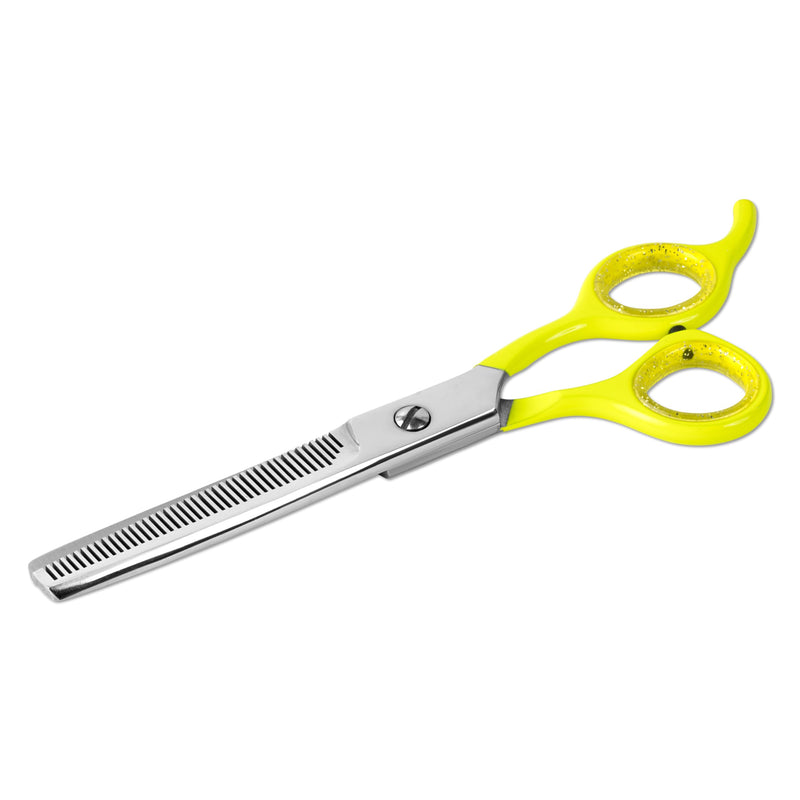 Laazar Dog thinning shears for dogs - Sharp Stainless Steel Blades with Colorful Handles, Safe and Easy-to-Use With Beautiful results, Long Lasting dog grooming thinning shears - PawsPlanet Australia