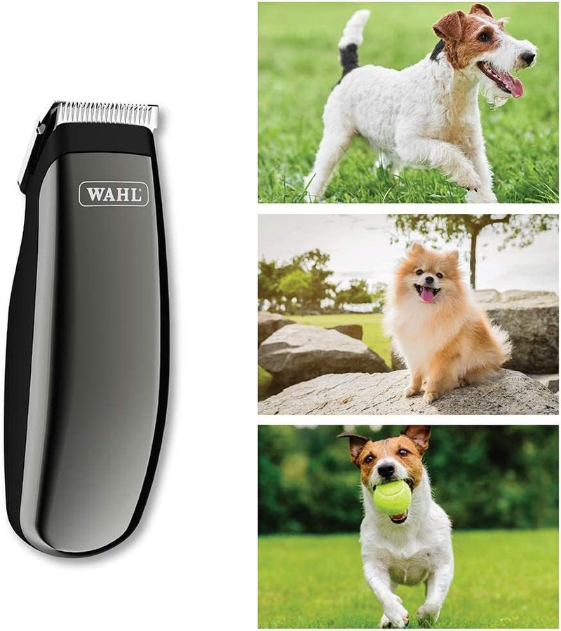 Wahl Professional Animal Limited Edition Touch-Up Dog, Cat, & Pet Trimmer Set, Black (09990-1301),13 Piece Set - PawsPlanet Australia