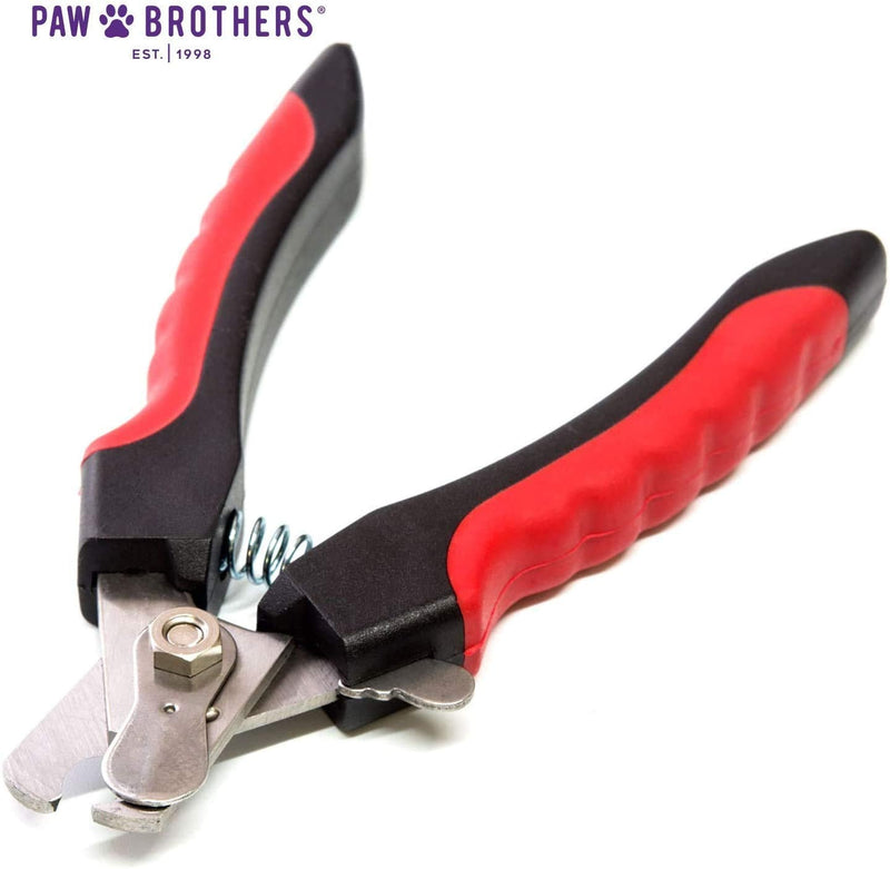 Paw Brothers Stainless Steel Slicker and Large Nail Clipper Bundle - PawsPlanet Australia