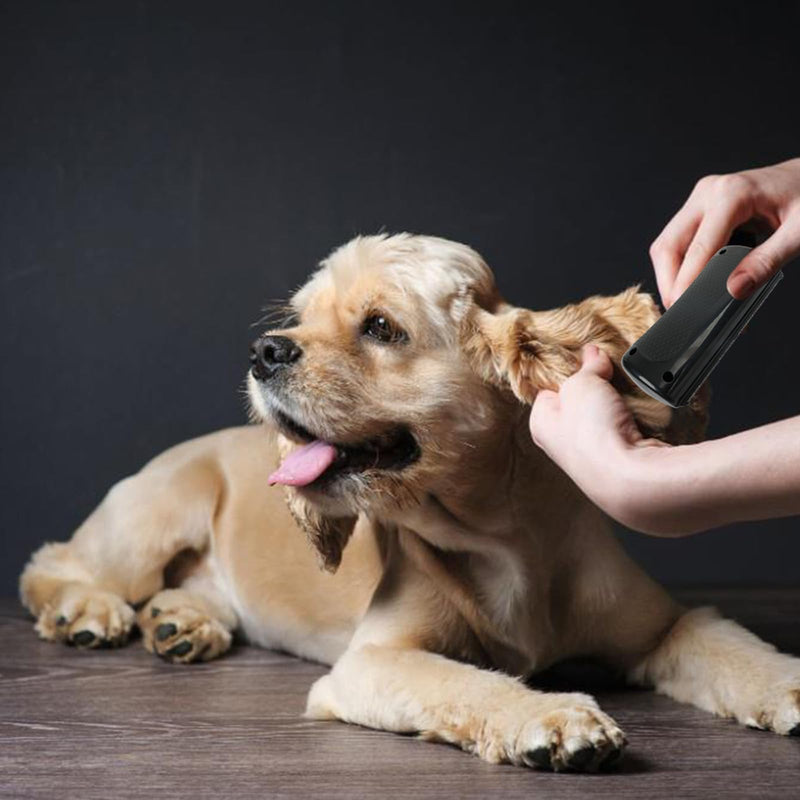 Groompro Deshedding Brush, Deshedding Brush for Cats, Dogs, Rabbits, Horses, Ergonomic Dog Groomer for Matted Hair, Loose Hair - PawsPlanet Australia