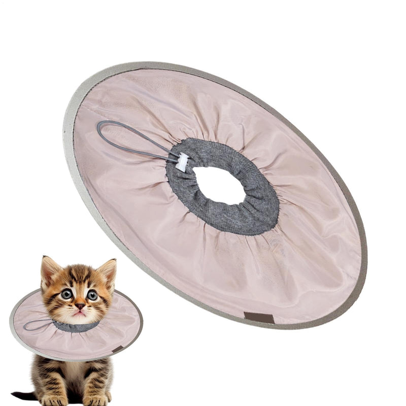 Dog cone, recovery collar for cats, cat collar to prevent | Comfortable Elizabethan pet collar, soft, lightweight cat cone collar for cats, Kitten Light Pink S