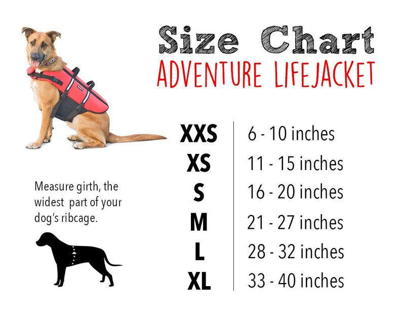 ZippyPaws Adventure Life Jacket for Dogs - Red - Small