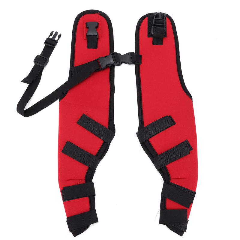 GLOGLOW 1 Pair Dog Hind Leg Braces, Dog Rear Leg Hock Wraps Canine Elbow Protector for Ligament Injuries Sprains(Red M) Boots - PawsPlanet Australia