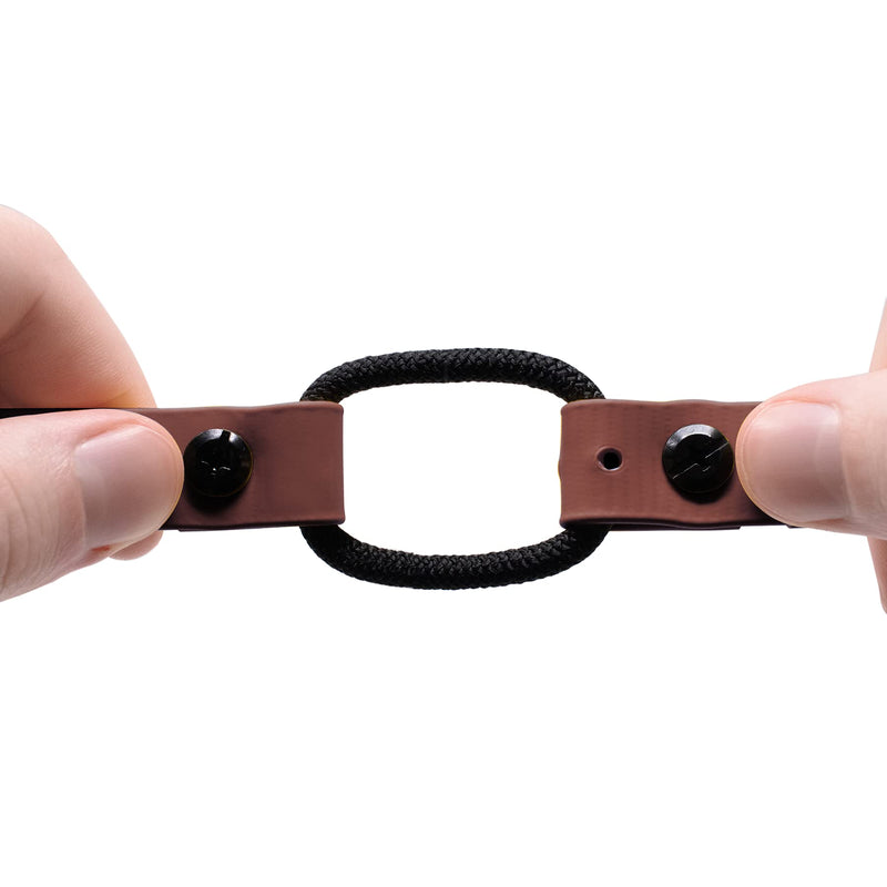 Educator 1-Inch Dog Training Collar Strap – ONLY Fits FE-580, ET-800 & UL-1200 Receivers – NOT Compatible with Mini Educator (ET-300/ET-400) – Quick Snap Biothane Bungee Collar, Brown