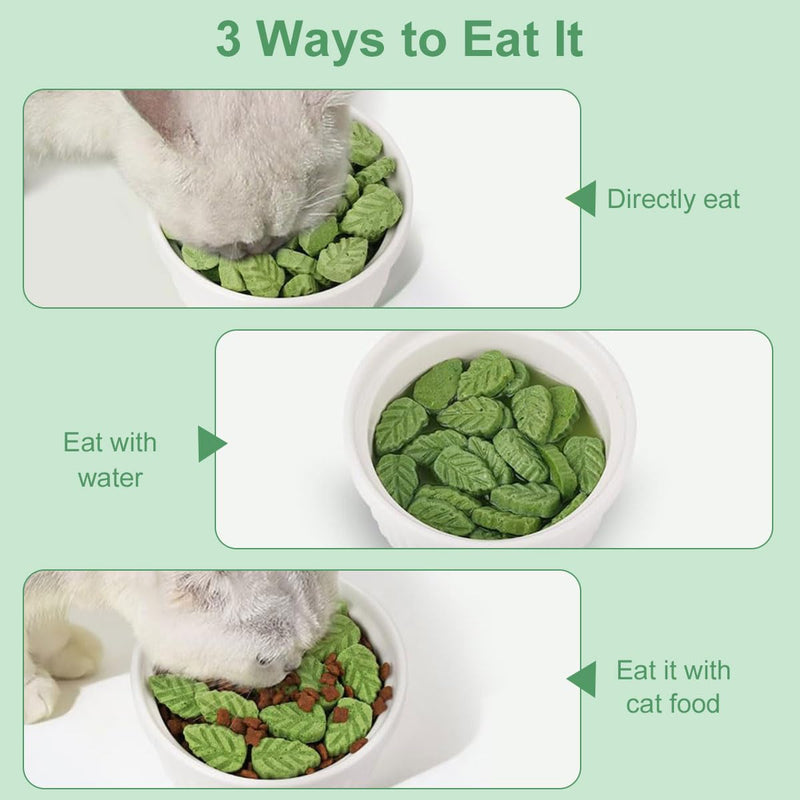Cat grass snack, cat grass snacks for indoor use, freeze-dried cat grass for cats, cat grass teething stick, freeze-dried cat snacks, catnip, for dental care and hair tangle removal