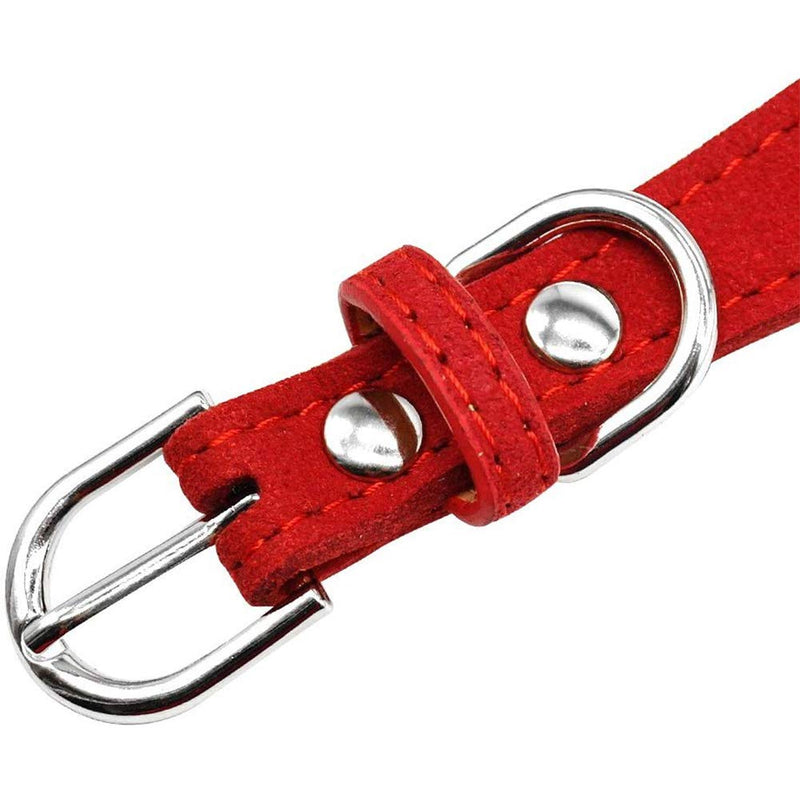 Rhinestone Dog Collar, Crystal Diamond Pet Dog Collar, Cute Dazzling Dog Rhinestone Collar, Dog Collar Harness for Small & Medium Dogs Red - PawsPlanet Australia