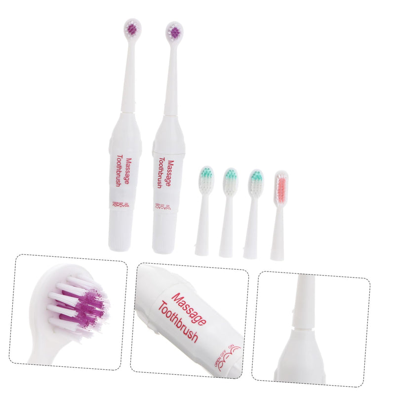 Mipcase Electric Toothbrush Dog Portable Ultrasonic Dental Care for Pets Gentle and Effective 1 pc (pack of 1) As Shown