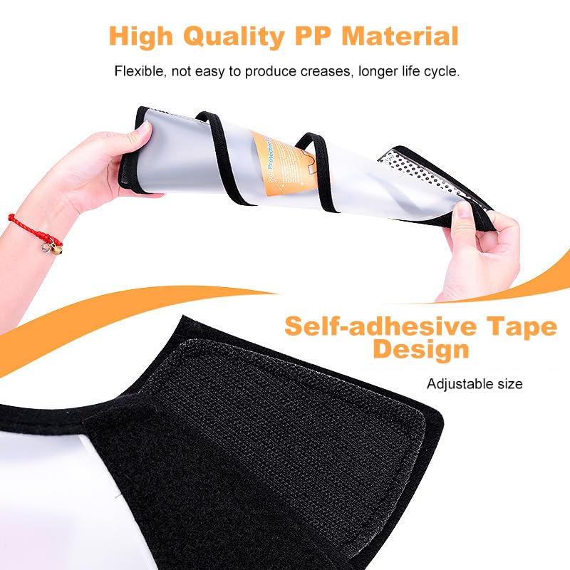 3 Pcs Small Cat Dog Cone Collar, Adjustable Pet Recovery Collars, Dog Cones Soft Plastic Elizabethan Collar Dog Neck Collar After Surgery Translucent Cat Cone for Dogs Prevent Licking(15-18cm)