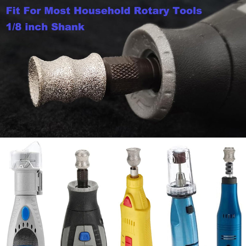 Dog Nail Trimmer Bits for Dremel - Dog Nail Grinder Attachment - Perfect for Anxious Dogs - Gentle with Precise Control Classic:1P