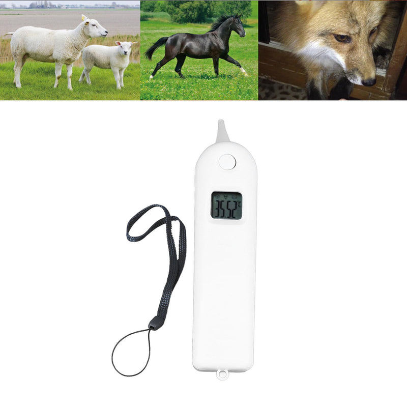 Zerodis Pet Thermometer Dog Thermometer, Non Digital Pet Thermometer for Dogs Fast Digital Veterinary Thermometer Cat and Dog Ear Temperature Monitor - PawsPlanet Australia