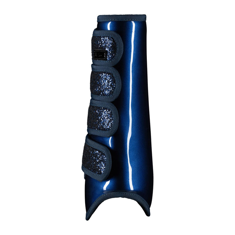 HORZE Protection Boots with Glitter Horse Dark Blue