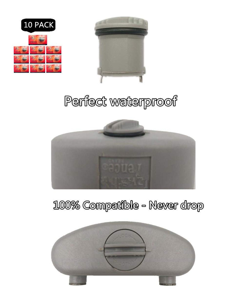 Pet-Fence Compatible for Invisible Fence Battery for Dog Collar, Batteries for Dog Collars Invisible Fence Brand Power Cap R21,R22,R51,Microlite Collars Safe and Durable (10 Pack) - PawsPlanet Australia