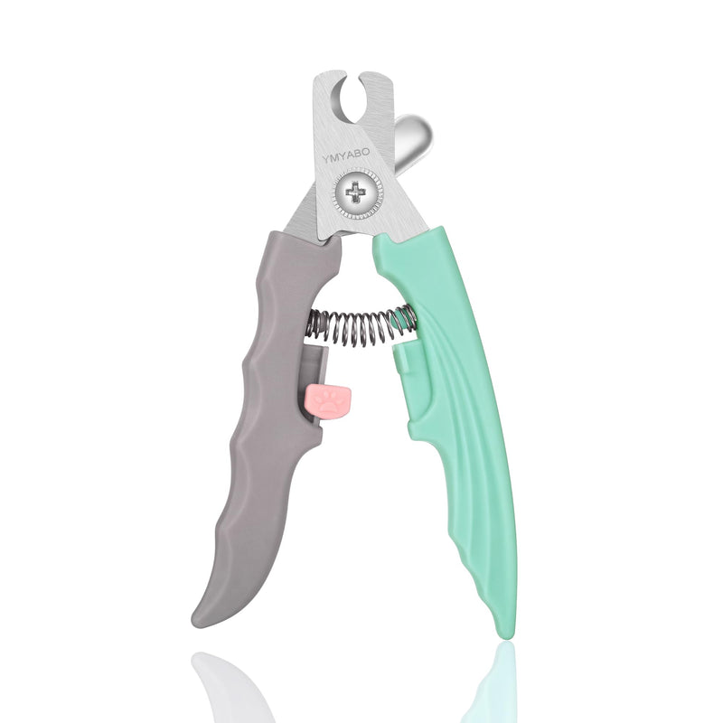 Dog Nail Clipper,Pet Nail Trimmers Safety Guard to Aviod Over Cutting,Puppy Cat Claw Trimmer,with Free Dog Comb & Nail File, Sharp Grooming Clipper, Great for Thick Toenail, Green - PawsPlanet Australia
