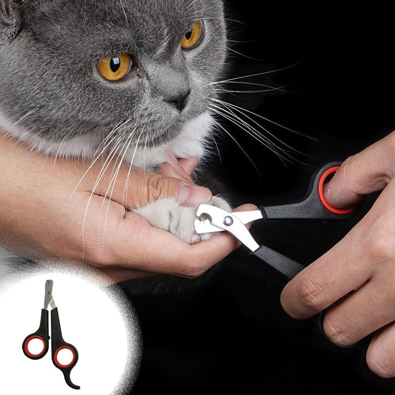 Pet Nail Clipper, Professional Claw Trimmer for Cat, Small Dog, Rabbit, Small Animal, Stainless Steel - PawsPlanet Australia