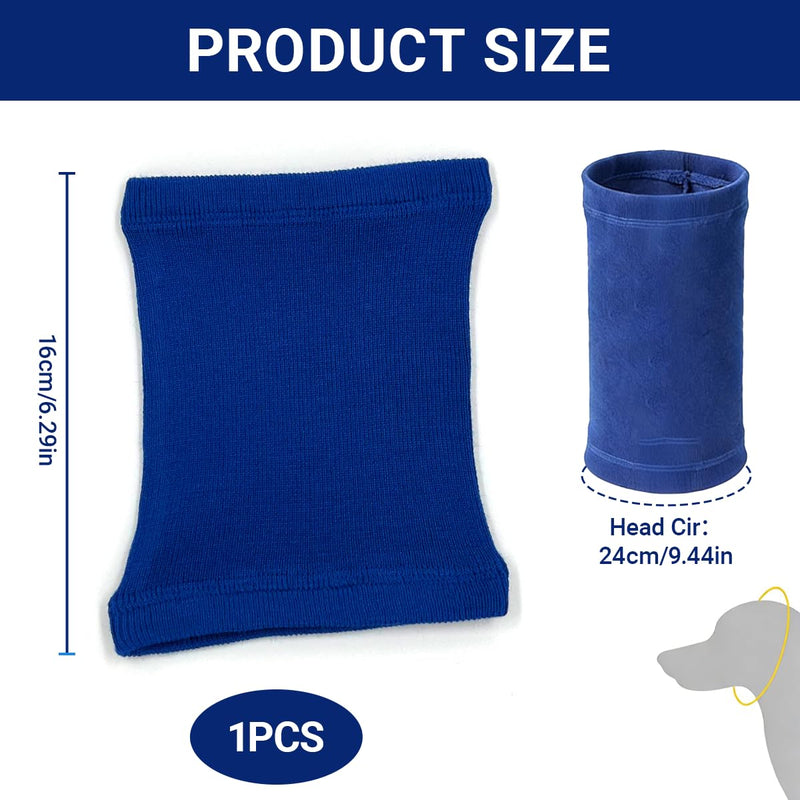 Earmuffs for Dogs, Noise Protection, Soft Dog Protective Cover, S, Blue, Head Circumference 25-41 cm, Soothing, Warming and Lightweight for Small Dogs