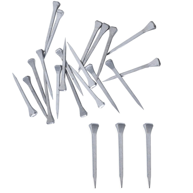 E3 Horseshoe Nails, 100 Pcs Steel 1.2 Inch Horseshoe Nail Horseshoe Nails for Horse Training Equestrian Sports, Low-Carbon Steel
