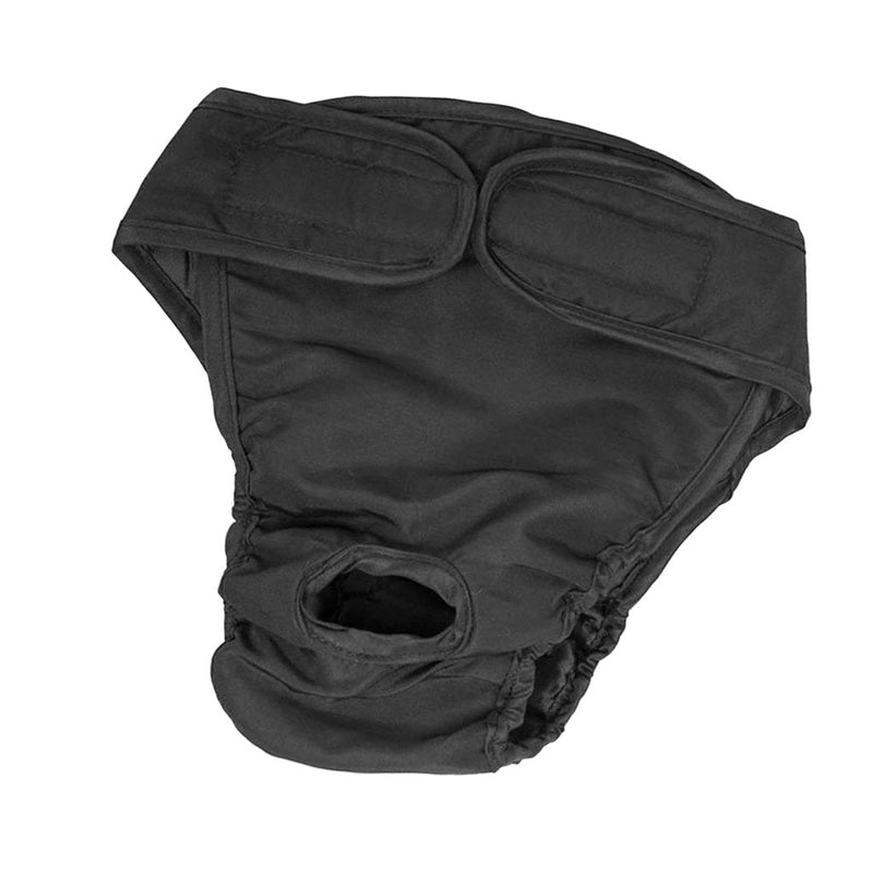 Sharplace Dog Protective Trousers for Male Dogs, Female Dogs, Washable and Adjustable Dog Protective Trousers, Hygienic Underpants, Black, L