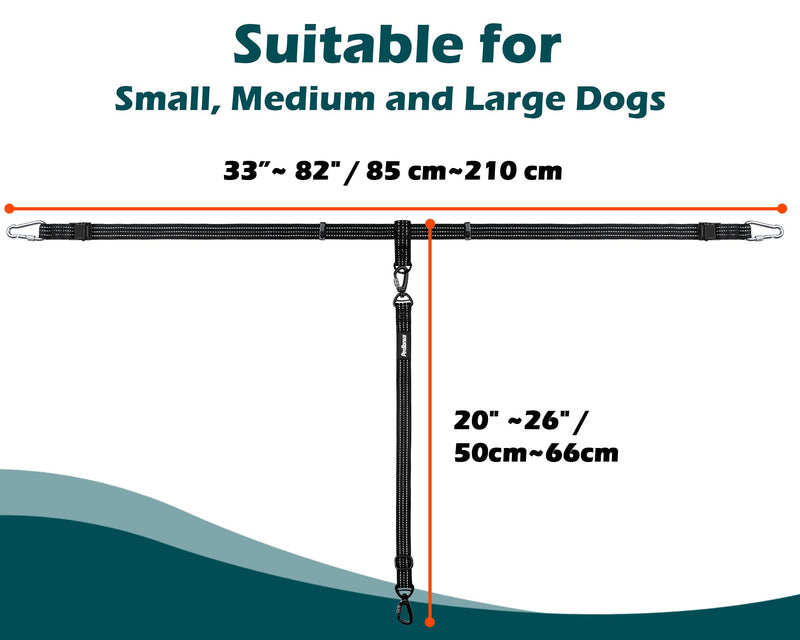 PetBonus Truck Bed Dog Leash, Dog Truck Tether Tie Down, Adjustable Safety Dog Leash for Truck, Comfortable Pick-Up Bed Restraint Lead, Ratchet Tightening Dog Car Harness Belt for One Dog For 1 Dog - PawsPlanet Australia